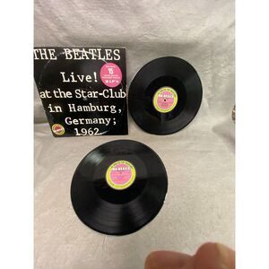 VINTAGE THE‎ BEATLES LIVE! AT THE STAR-CLUB HAMBURG GERMANY;1962 RELEASED 1977